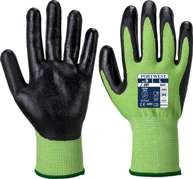 Picture of Prime Mover-A645-Green Cut - Nitrile Foam Glove