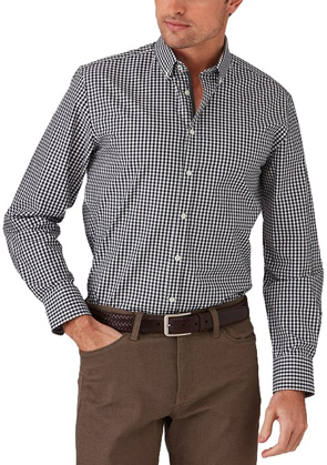 Picture of City Collection City Check Mens Long Sleeve Shirt (4207LS)