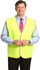 Picture of Australian Industrial Wear -SW02A-Unisex Lightweight Hi-Vis Safety Vest Adult