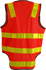 Picture of Australian Industrial Wear -SW10A-Men's VIC Road Style Safety Vest