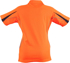 Picture of Australian Industrial Wear -SW26A-Ladies Hi-Vis Legend Short Sleeve Polo With Reflective Piping