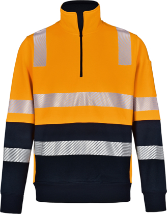 Picture of Australian Industrial Wear -SW32-Unisex Vic Rail Hi Vis Safety Jumper