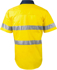 Picture of Australian Industrial Wear -SW59-Men's Taped Cotton Drill Short Sleeve Safety Shirt