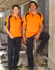 Picture of Australian Industrial Wear -SW61-Unisex CoolDry Hi-Vis Associate Polo