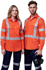 Picture of Australian Industrial Wear -SW66-Unisex NSW Rail Lightweight Cotton Drill Safety Shirt