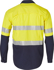 Picture of Australian Industrial Wear -SW69-Unisex Taped Hi-Vis Cotton Rip-Stop Long Sleeve Shirt