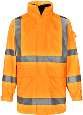 Picture of Australian Industrial Wear -SW75-Unisex Vic Rail Hi Vis Safety Jacket