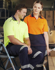 Picture of Australian Industrial Wear -SW81-Unisex Hi-Vis Bamboo Charcoal Short Sleeve Polo