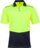 Picture of Australian Industrial Wear -SW81-Unisex Hi-Vis Bamboo Charcoal Short Sleeve Polo