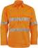 Picture of Australian Industrial Wear -SW87-Unisex Hi-Vis Cool Breeze Closed Front Long Sleeve Shirt With Perforated Tape