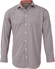 Picture of Winning Spirit Mens Gingham Check Long Sleeve Shirt With Roll-up Tab Sleeve (M7330L)