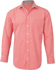 Picture of Winning Spirit Mens Gingham Check Long Sleeve Shirt With Roll-up Tab Sleeve (M7330L)