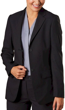 Picture of Winning Spirit Ladies Poly/viscose Stretch Two Buttons Mid Length Jacket (M9206)