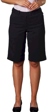 Picture of Winning Spirit Ladies Poly/viscose Stretch Knee Length Flexi Waist Shorts (M9441)