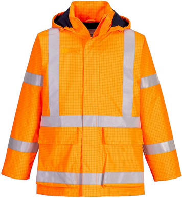 Picture of Prime Mover Workwear Bizflame Rain HV Multi Jacket (FR604)