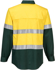 Picture of Prime Mover Workwear Hi-Vis Two Tone Lightweight Long Sleeve Shirt with Tape (MA801)