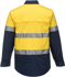 Picture of Prime Mover Workwear Hi-Vis Two Tone Lightweight Long Sleeve Shirt with Tape (MA801)