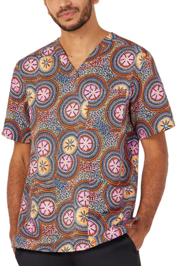 Picture of NNT Uniforms Unisex Bush Tucker Scrub Top (CATRGJ-BTC)