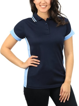 Picture of Be Seen Uniform-BSP15L-Ladies  Cooldry Micromesh Polo