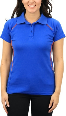 Picture of Be Seen Uniform-BSP36L-Ladies Baby Waffle Knit Polo