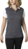 Picture of Be seen-BKP401L--Ladies Charcoal Heather Soft Touch Fabric Front And Back Polo Featuring Contrast Shoulder Panel