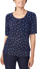 Picture of City Collection Womens Petal Print Raglan Blouse (CC-2277)