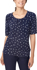 Picture of City Collection Womens Petal Print Raglan Blouse (CC-2277)