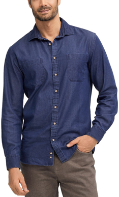 Picture of City Collection Mens Denim Shirt (CC-4774)