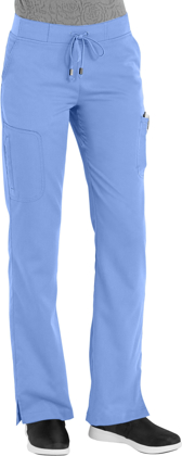 Picture of Grey's Anatomy Womens Destination 6 Pocket Cargo Pants Ciel Blue Size S (GR-4277)