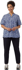 Picture of NNT Uniforms Antibacterial Petal Print Short Sleeve Tunic - Blue/Taupe (CATUHU-BLT)