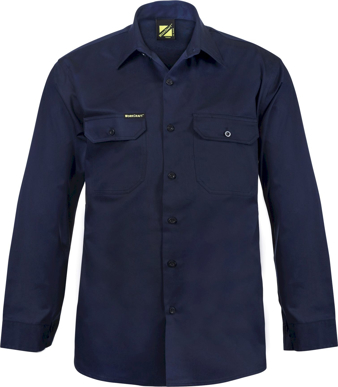 Picture of NCC Apparel Mens Long Sleeve Cotton Drill Shirt (WS3020)