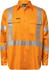 Picture of NCC Apparel Mens Lightweight Hi Vis Long Sleeve Vented Cotton Drill Shirt With X Pattern CSR Reflective Tape (WS6010)