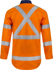 Picture of NCC Apparel Mens Hi Vis Two Tone Front Long Sleeve Cotton Drill Shirt With X Pattern CSR Reflective Tape (WS6020)