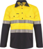 Picture of NCC Apparel Mens Lightweight Hi Vis Two Tone Half Placket Vented Cotton Drill Shirt With Semi Gusset Sleeves And CSR Reflective Tape (WS6032)