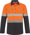 Picture of NCC Apparel Mens Hi Vis Two Tone Half Placket Cotton Drill Shirt With Semi Gusset Sleeves And CSR Reflective Tape (WS6033)