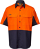 Picture of NCC Apparel Mens Hi Vis Short Sleeve Vented Rip Stop Shirt (WS6067)