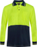 Picture of NCC Apparel Mens Hi Vis Two Tone Long Sleeve Micromesh Polo With Pocket (WSP209)