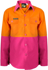 Picture of NCC Apparel Kids Lightweight Hi Vis Long Sleeve Cotton Drill Shirt (WSK127)