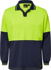 Picture of NCC Apparel Mens Hi Vis Long Sleeve Food Industry Micromesh Polo (WSP206)