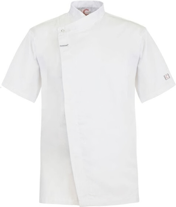 Picture of NCC Apparel Mens Short Sleeve Chef Tunic With Concealed Front (CJ041)