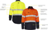 Picture of Bisley Workwear Taped Hi Vis FR Ripstop Vented Shirt - 160 GSM (BS8338T)