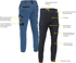 Picture of Bisley Workwear Stretch Denim Cargo Cuffed Pants (BPC6335)