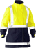 Picture of Bisley Workwear Womens Taped Hi Vis Recycled Rain Shell Jacket (BJL6766T)