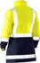 Picture of Bisley Workwear Womens Taped Hi Vis Recycled Rain Shell Jacket (BJL6766T)