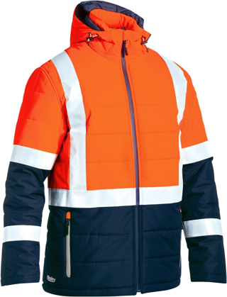 Picture of Bisley Workwear Taped Hi Vis Puffer Jacket (BJ6929HT)