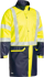 Picture of Bisley Workwear Taped Hi Vis Stretch Pu Rain Coat (BJ6935HT)