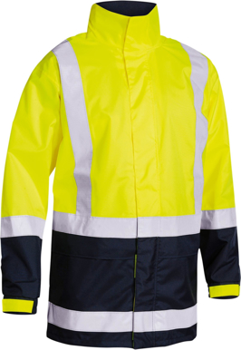 Picture of Bisley Workwear Taped Hi Vis Rain Shell Jacket (BJ6966T)