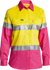 Picture of Bisley Workwear Womens Taped Hi Vis Cool Lightweight Drill Shirt (BL6696T)