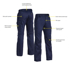 Picture of Bisley Workwear Industrial Engineered Cargo Pants (BPC6021)