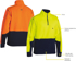 Picture of Bisley Workwear Hi Vis Fleece 1/4 Zip Pullover (BK6989)